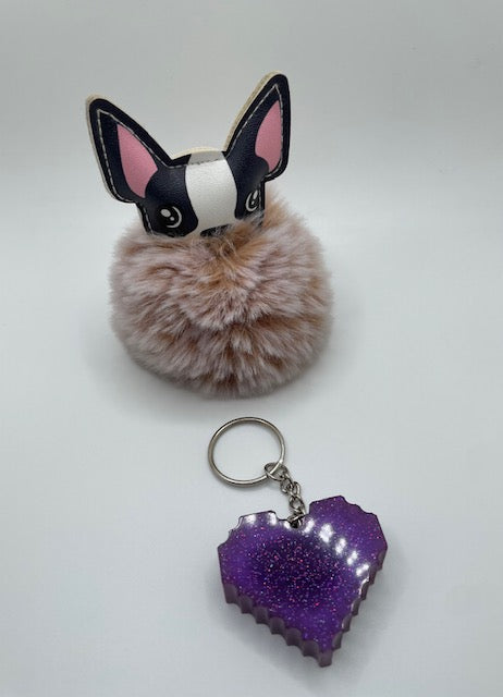 Heart Keychains